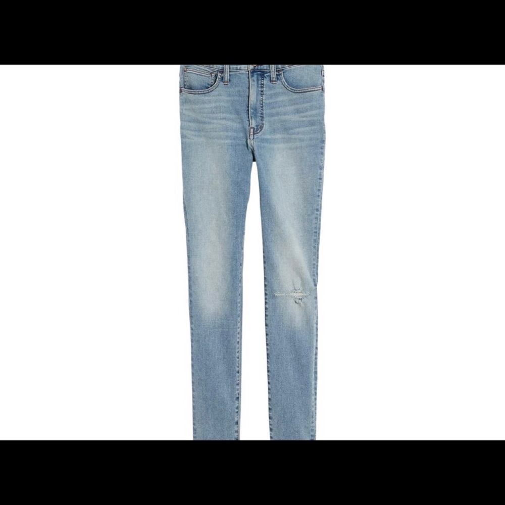 Madewell Blue Light Wash Tall Curvy Skinny Jean